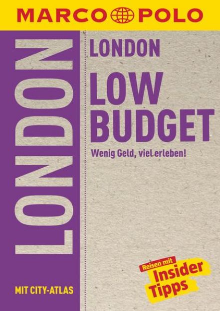 Bild von MARCO POLO LowBudget Reiseführer London von Kathleen Becker