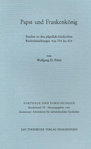 Bild von Papst und Frankenkönig von Wolfgang H Fritze