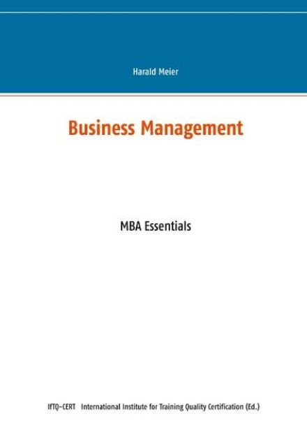 Bild von Business Management von Harald Meier