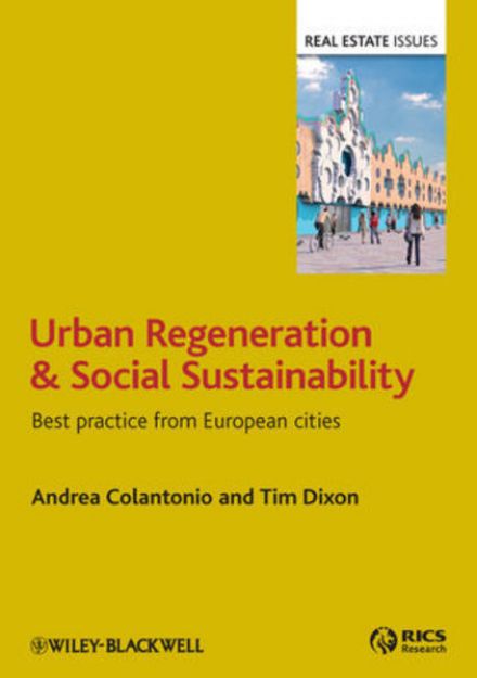 Bild von Urban Regeneration and Social Sustainability von Colantonio Andrea