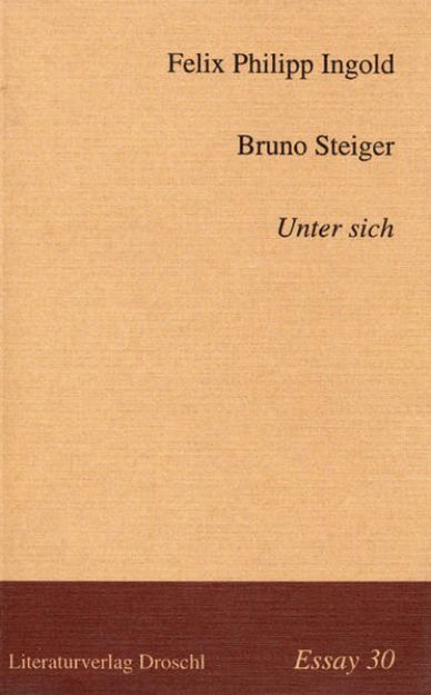 Bild von Unter sich von Felix P Ingold