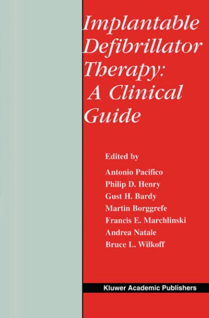 Bild von Implantable Defibrillator Therapy: A Clinical Guide von Antonio Pacifico