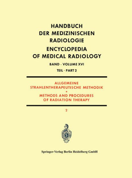 Bild von Allgemeine Strahlentherapeutische Methodik von Olof Dahl