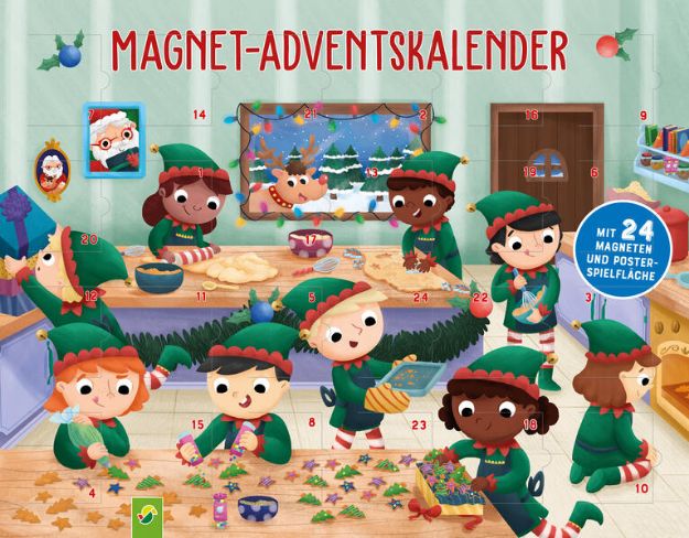 Bild von Magnet-Adventskalender von Schwager & Steinlein Verlag