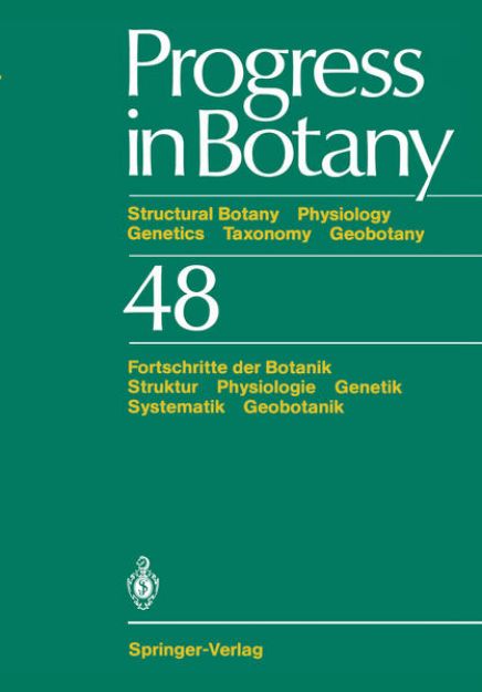 Bild von Progress in Botany von Karl Esser