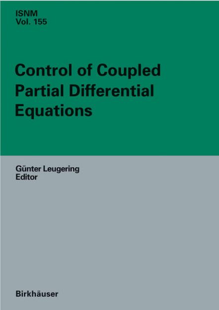 Bild von Control of Coupled Partial Differential Equations von Karl (Hrsg.) Kunisch