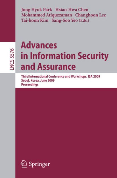 Bild von Advances in Information Security and Assurance von James (Jong Hyuk) (Hrsg.) Park