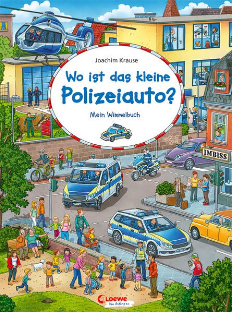 Bild von Wo ist das kleine Polizeiauto? von Loewe Wimmelbücher (Hrsg.)