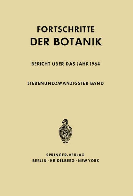 Bild von Fortschritte der Botanik von Erwin Bünning