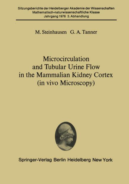 Bild von Microcirculation and Tubular Urine Flow in the Mammalian Kidney Cortex (in vivo Microscopy) von G. A. Tanner