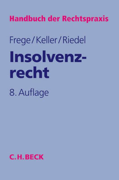 Bild von Insolvenzrecht von Michael C. Frege