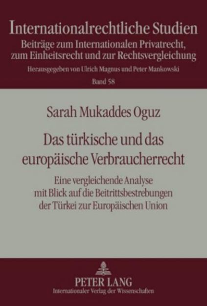 Bild von Das türkische und das europäische Verbraucherrecht von Sarah Mukkades Oguz