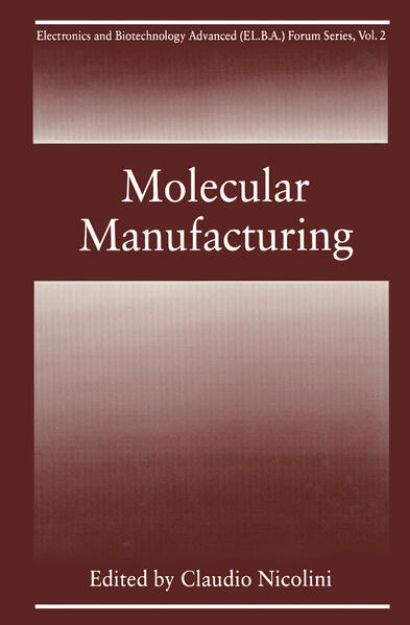 Bild von Molecular Manufacturing von C. (Hrsg.) Nicolini