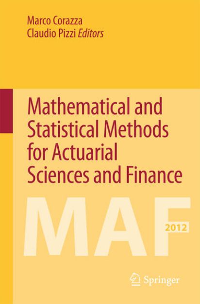 Bild von Mathematical and Statistical Methods for Actuarial Sciences and Finance von Claudio (Hrsg.) Pizzi